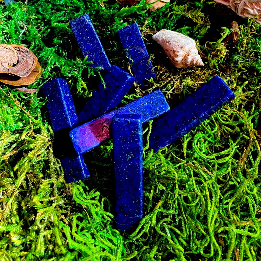 🔮1 Rectangle Cut Lapis Lazuli Crystal